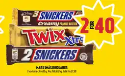 Coop Prix MARS småsjokolader tilbud