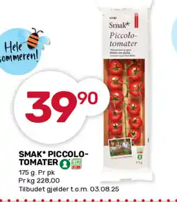 Matkroken Smak⭑ Piccolo- tomater tilbud