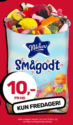 Matkroken NIDAR smågodt tilbud