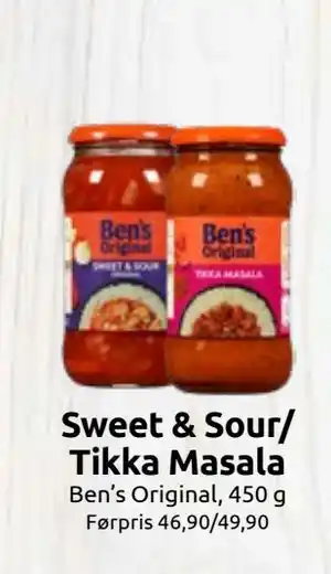 Joker Sweet & Sour/Tikka Masala tilbud