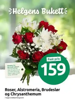 Joker Roser, Alstromeria, Brudeslør og Chrysanthemum tilbud