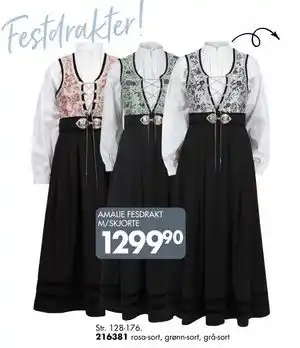Sparkjøp AMALIE FESDRAKT M/SKJORTE tilbud
