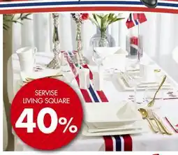 Sparkjøp SERVISE LIVING SQUARE tilbud