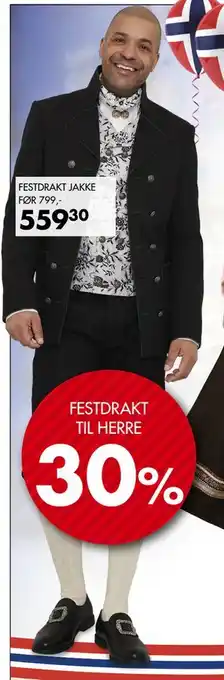 Sparkjøp FESTDRAKT JAKKE tilbud