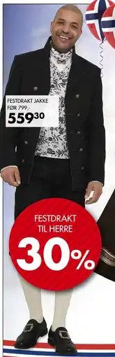 Sparkjøp FESTDRAKT TIL HERRE tilbud