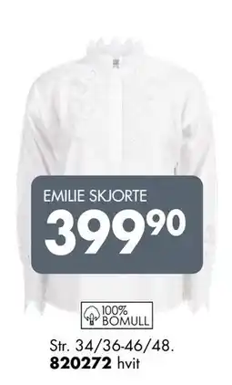 Sparkjøp EMILIE SKJORTE tilbud
