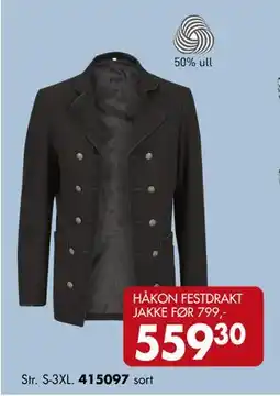 Sparkjøp HÅKON FESTDRAKT JAKKE tilbud