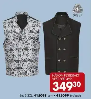 Sparkjøp HÅKON FESTDRAKT VEST tilbud
