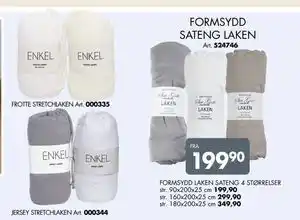 Sparkjøp FORMSYDD LAKEN SATENG 4 STØRRELSER tilbud