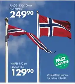 Sparkjøp VIMPEL 150 cm FRA KUN KR tilbud