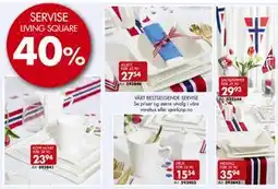 Sparkjøp SERVISE tilbud