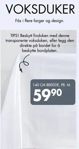 Sparkjøp VOKSDUKER tilbud