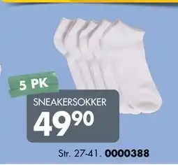 Sparkjøp SNEAKERSOKKER tilbud