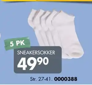 Sparkjøp SNEAKERSOKKER tilbud