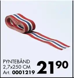 Sparkjøp PYNTEBÅND 2,7x250 CM Art tilbud
