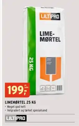 Montér LIMEMØRTEL 25 KG tilbud