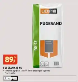 Montér FUGESAND 25 KG tilbud