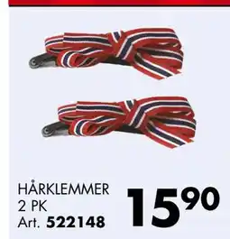 Sparkjøp HÅRKLEMMER 2 PK Art tilbud