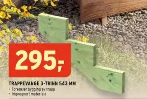 Montér TRAPPEVANGE 3-TRINN 543 MM tilbud