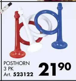 Sparkjøp POSTHORN 3 PK Art tilbud
