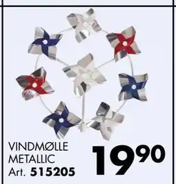 Sparkjøp VINDMØLLE METALLIC Art tilbud