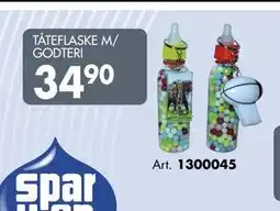 Sparkjøp TÅTEFLASKE M/ GODTERI tilbud
