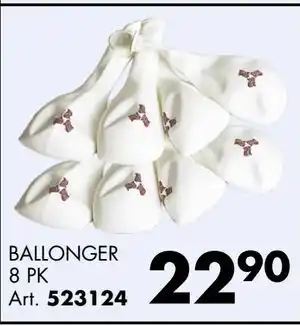 Sparkjøp BALLONGER 8 PK Art tilbud