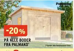 Montér 20% PÅ ALLE BODER FRA PALMAKO tilbud