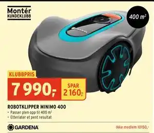 Montér ROBOTKLIPPER MINIMO 400 tilbud