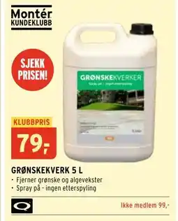 Montér GRØNSKEKVERK 5 L tilbud