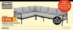 Montér HJØRNESOFA M/PUTER SORT/NATUR tilbud