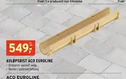 Montér AVLØPSRIST ACO EUROLINE tilbud