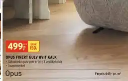 Montér OPUS FINERT GULV HVIT KALK tilbud