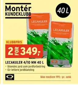 Montér LECAKULER 4/10 MM 40 L tilbud