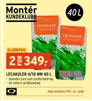 Montér LECAKULER 4/10 MM 40 L tilbud