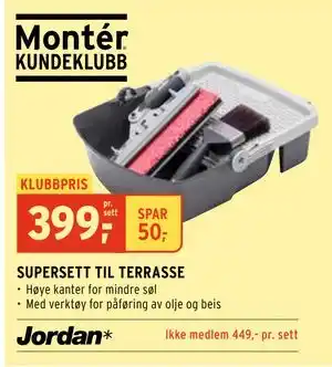 Montér SUPERSETT TIL TERRASSE tilbud