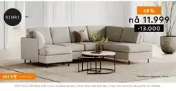 Skeidar Oslo Plus U-sofa tilbud