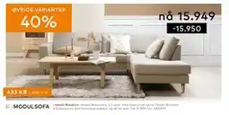 Skeidar Hedda Modulsofa tilbud