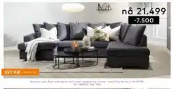 Skeidar Boston U-sofa tilbud