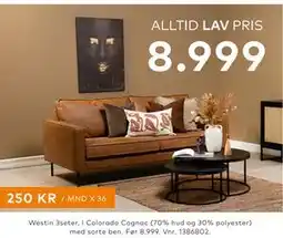 Skeidar Westin 3seter tilbud
