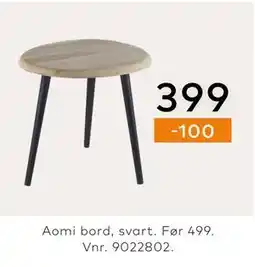 Skeidar Aomi bord tilbud