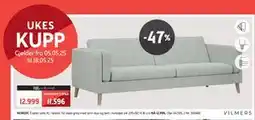 Bohus NORDIC 3 seter sofa XL tilbud