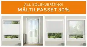 Skeidar ALL SOLSKJERMING! tilbud