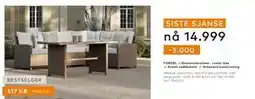 Skeidar Mågerø spisesofa tilbud
