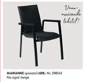 Bohus MARIANNE spisestol tilbud