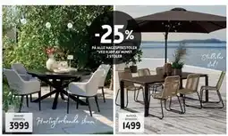 Bohus 25% PÅ ALLE HAGESPISESTOLER tilbud
