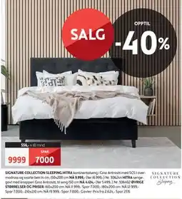 Bohus SIGNATURE COLLECTION SLEEPING HITRA tilbud