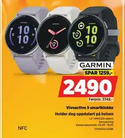 POWER Vivoactive 5 smartklokke tilbud
