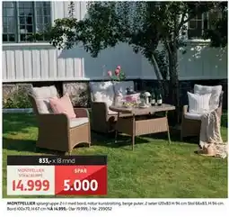 Bohus MONTPELLIER SOFAGRUPPE tilbud