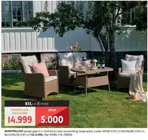 Bohus MONTPELLIER SOFAGRUPPE tilbud